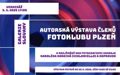 Pozvánka na výstavu v Galerii Slovany pro rok 2025